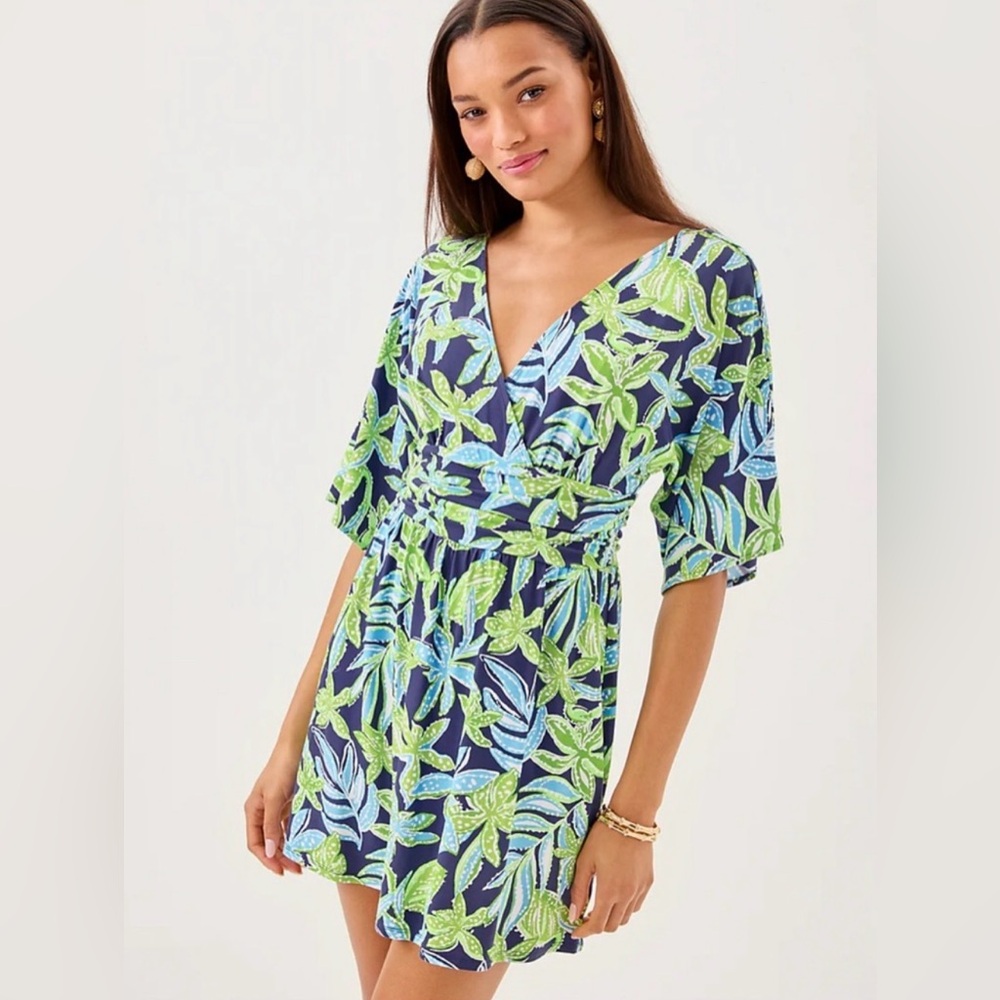 NWT XL Lilly Pulitzer Parigi Knit Skort Romper Sapphire
Pool Tropical Tango